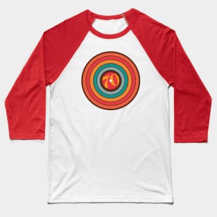 1970s Retro Lp Music Baseball T-Shirt